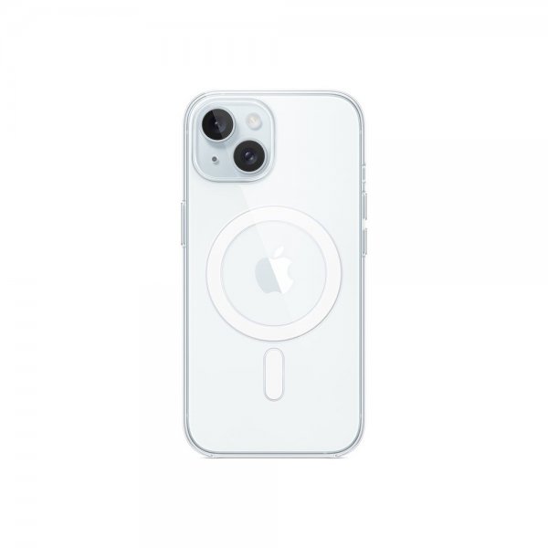 Apple Original iPhone 15 Deksel Clear Case MagSafe Transparent