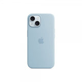 Apple Original iPhone 15 Deksel Silicone Case MagSafe Light Blue