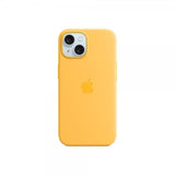 Apple Original iPhone 15 Deksel Silicone Case MagSafe Sunshine