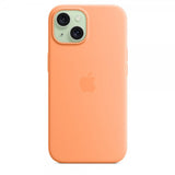 Apple Original iPhone 15 Deksel Silikon MagSafe Appelsinsorbet
