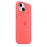 Apple Original iPhone 15 Deksel Silikon MagSafe Guava