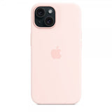 Apple Original iPhone 15 Deksel Silikon MagSafe Lys rosa