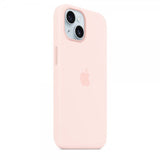 Apple Original iPhone 15 Deksel Silikon MagSafe Lys rosa