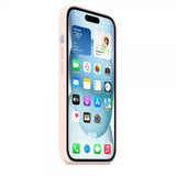 Apple Original iPhone 15 Deksel Silikon MagSafe Lys rosa