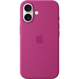 Apple Original iPhone 16 Deksel Silicone Case MagSafe Fuchsia