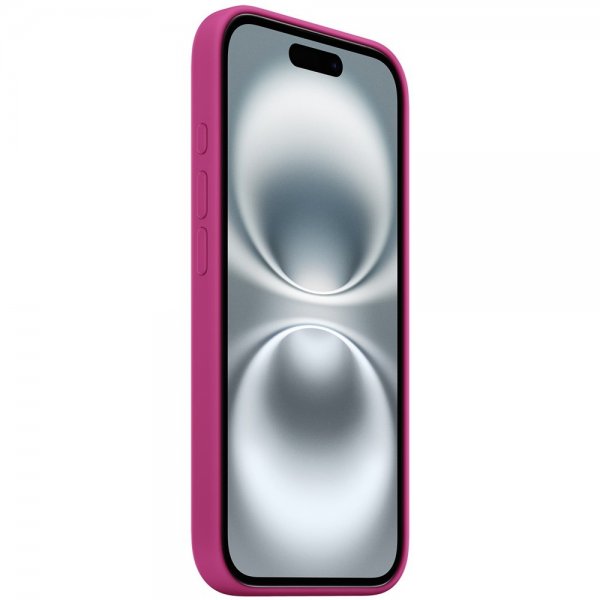 Apple Original iPhone 16 Deksel Silicone Case MagSafe Fuchsia