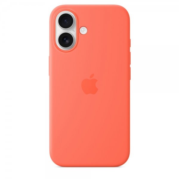 Apple Original iPhone 16 Deksel Silicone Case MagSafe Tangerine