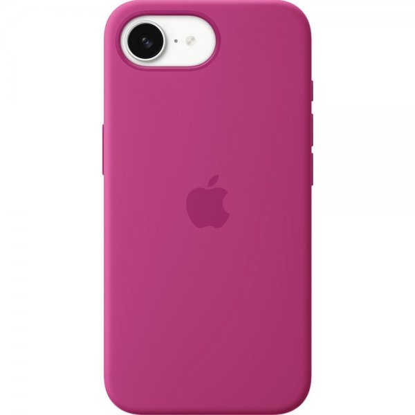 Apple Original iPhone 16e Deksel Silicone Case Fuchsia