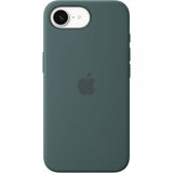 Apple Original iPhone 16e Deksel Silicone Case Lake Green