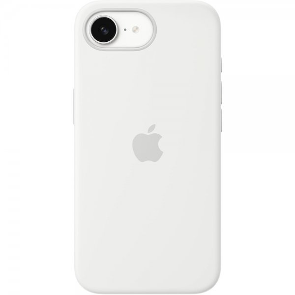 Apple Original iPhone 16e Deksel Silikon Deksel Hvit
