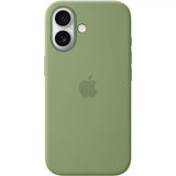 Apple Original iPhone 17 Deksel Silicone Case MagSafe Light Moss