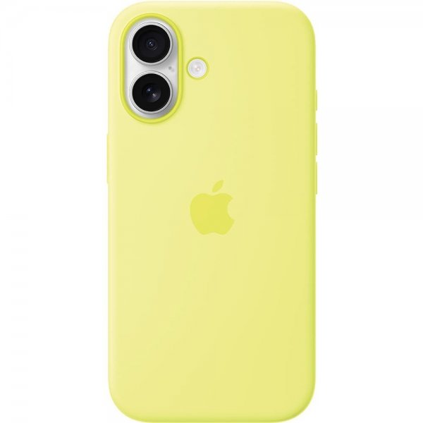 Apple Original iPhone 17 Deksel Silicone Case MagSafe Neon Yellow
