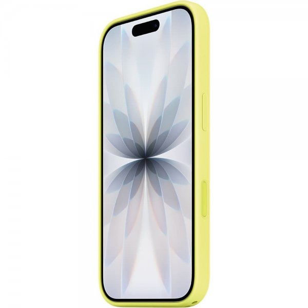 Apple Original iPhone 17 Deksel Silicone Case MagSafe Neon Yellow