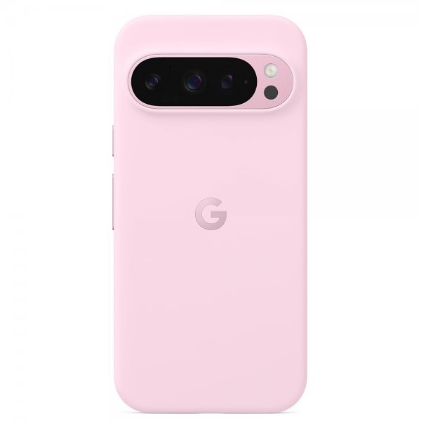 Google Original Pixel 9 Pro XL Deksel Silikon Rose Quartz