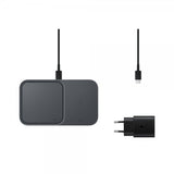 Samsung Original Trådløs lader Super Fast Wireless Charger Duo 15W Svart
