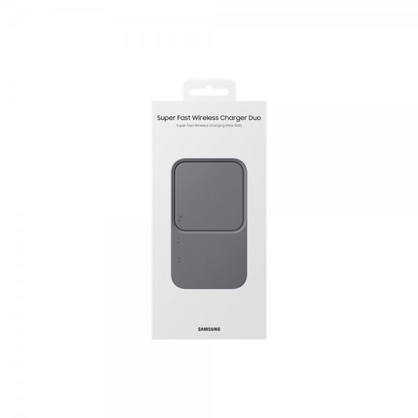 Samsung Original Trådløs lader Super Fast Wireless Charger Duo 15W Svart