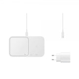 Samsung Original Trådløs lader Super Fast Wireless Charger Duo 15W Hvit