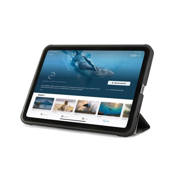 Pipetto iPad mini (gen 6)/iPad mini (A17 Pro) Etui Origami No1 Original Case Svart