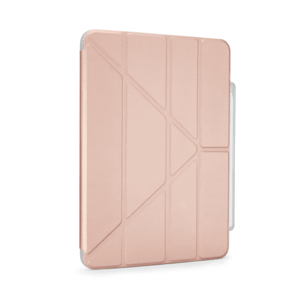 Pipetto iPad Air 11 (M2/M3) Etui Origami No3 Pencil Case Metallic Rosa