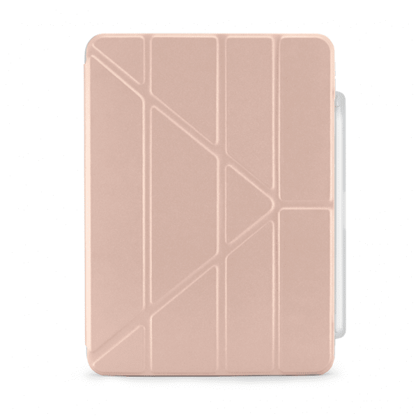 Pipetto iPad Air 11 (M2/M3) Etui Origami No3 Pencil Case Metallic Rosa
