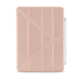 Pipetto iPad Air 11 (M2/M3) Etui Origami No3 Pencil Case Metallic Rosa