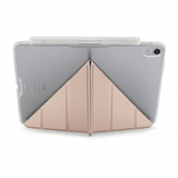 Pipetto iPad Air 11 (M2/M3) Etui Origami No3 Pencil Case Metallic Rosa