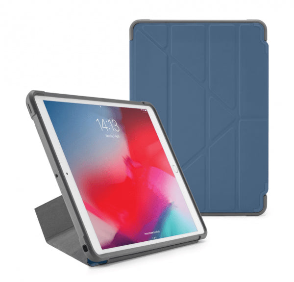 Pipetto iPad Air 2019 (gen 3)/iPad Pro 10.5 Etui Origami Shield Marineblå