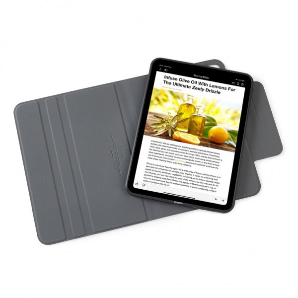Pipetto iPad Pro 13 (M4/M5) Etui Origami No5 Rotating Folio Case Svart