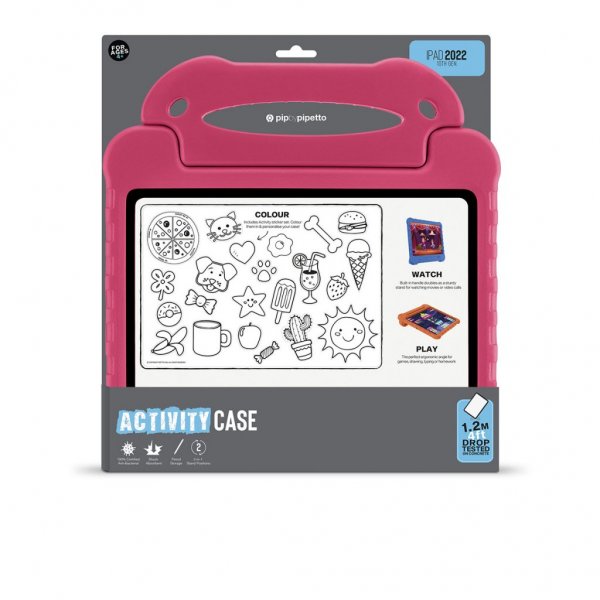 Pipetto iPad 10.9 (gen 10)/iPad 11 (A16) Deksel Activity Case Rosa