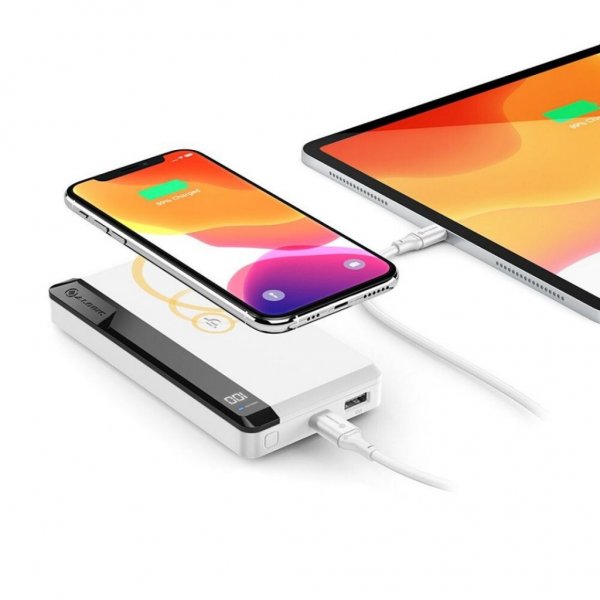 ALOGIC USB-C 10.000mAh Wireless Power Bank Ultimate Hvit