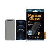 PanzerGlass iPhone 12 Pro Max Skjermbeskytter Edge-to-Edge Privacy