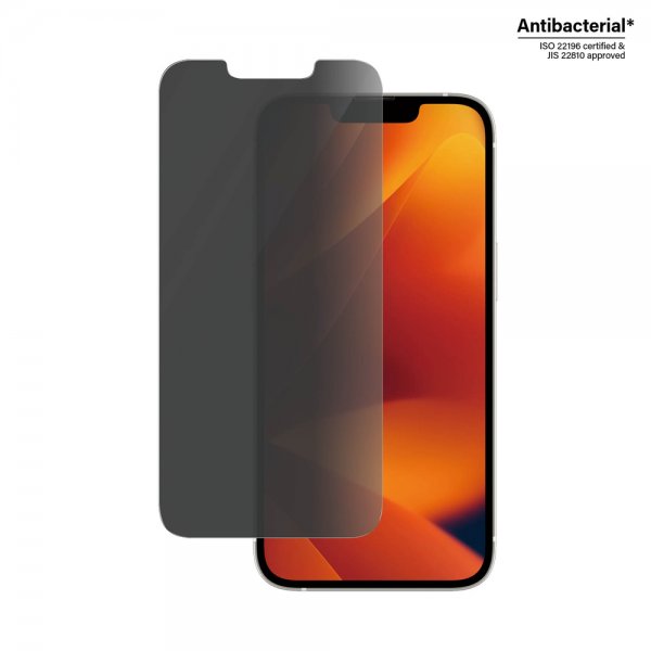PanzerGlass iPhone 13/iPhone 13 Pro/iPhone 14 Skjermbeskytter Classic Fit Privacy