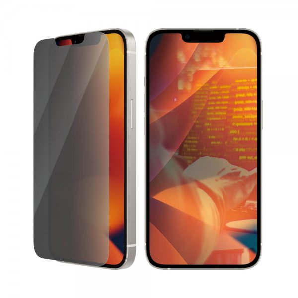 PanzerGlass iPhone 13/iPhone 13 Pro/iPhone 14 Skjermbeskytter Classic Fit Privacy