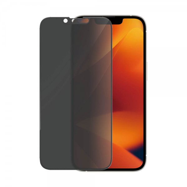 PanzerGlass iPhone 13/iPhone 13 Pro/iPhone 14 Skjermbeskytter Ultra-Wide Fit Privacy