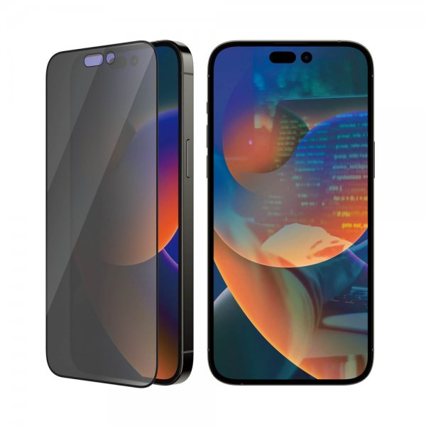 PanzerGlass iPhone 14 Pro Max Skjermbeskytter Ultra-Wide Fit Privacy EasyAligner