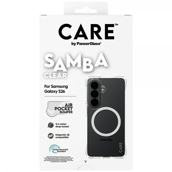 CARE by PanzerGlass Samsung Galaxy S26 Deksel Samba MagSafe Transparent