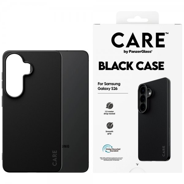 CARE by PanzerGlass Samsung Galaxy S26 Deksel TPU Svart