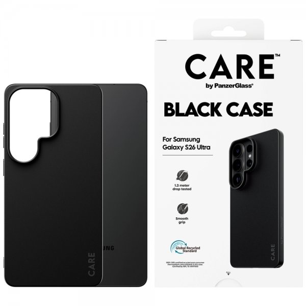 CARE by PanzerGlass Samsung Galaxy S26 Ultra Deksel TPU Svart