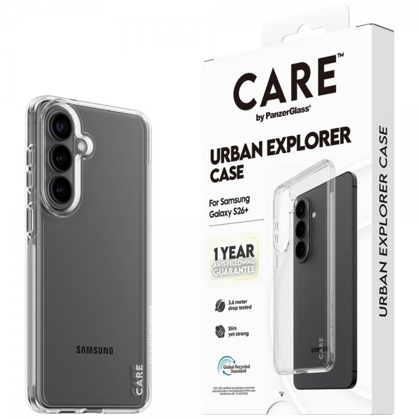 CARE by PanzerGlass Samsung Galaxy S26 Plus Deksel Urban Explorer Transparent