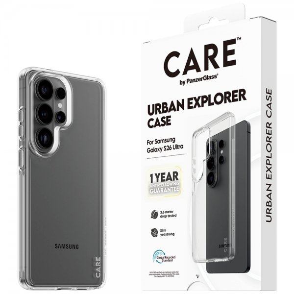 CARE by PanzerGlass Samsung Galaxy S26 Ultra Deksel Urban Explorer Transparent