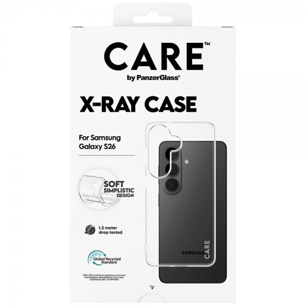 CARE by PanzerGlass Samsung Galaxy S26 Deksel X-Ray Transparent