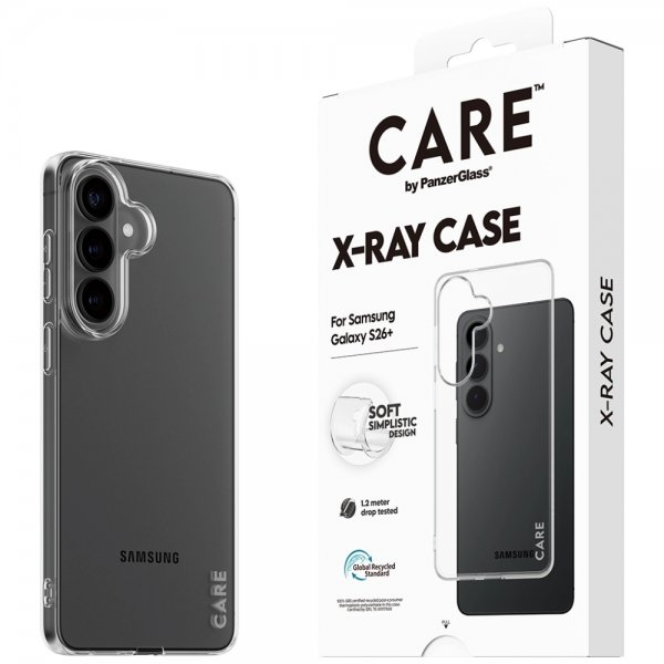 CARE by PanzerGlass Samsung Galaxy S26 Plus Deksel X-Ray Transparent