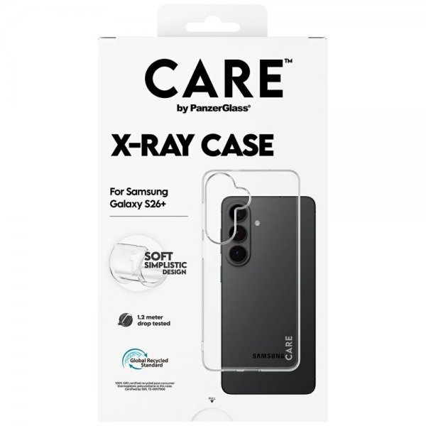 CARE by PanzerGlass Samsung Galaxy S26 Plus Deksel X-Ray Transparent