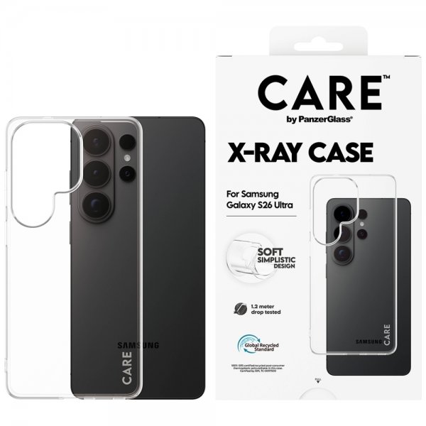 CARE by PanzerGlass Samsung Galaxy S26 Ultra Deksel X-Ray Transparent