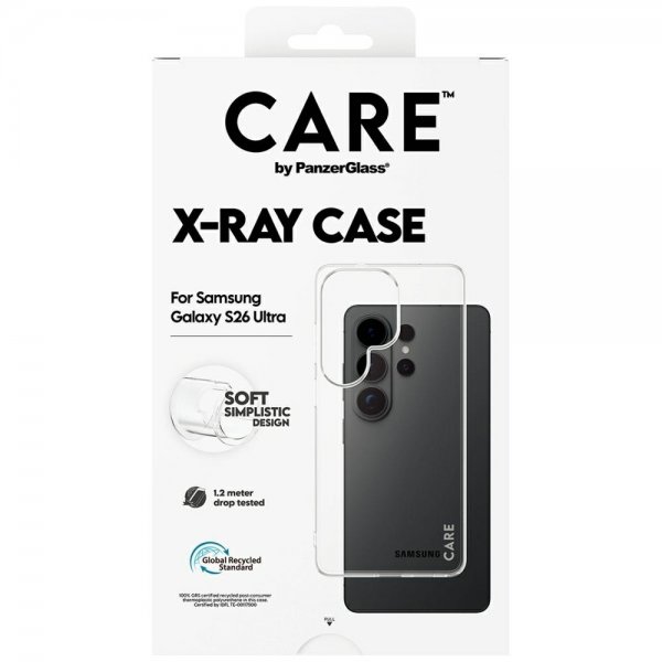 CARE by PanzerGlass Samsung Galaxy S26 Ultra Deksel X-Ray Transparent