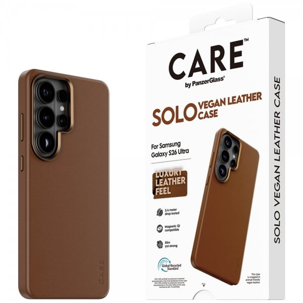 CARE by PanzerGlass Samsung Galaxy S26 Ultra Deksel Solo Brun