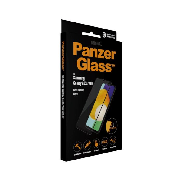 PanzerGlass Samsung Galaxy A03/A03s Skjermbeskytter CaseFriendly Edge-to-Edge