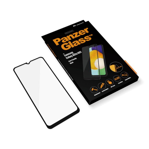 PanzerGlass Samsung Galaxy A03/A03s Skjermbeskytter CaseFriendly Edge-to-Edge