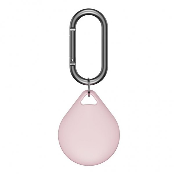 KeyBudz AirTag Holder Secure Dock 4-pk Rosa