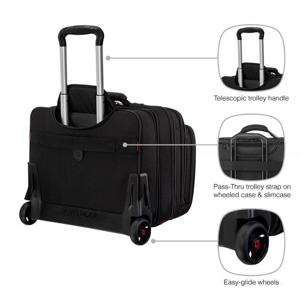 Wenger Patriot 2-part Business Trolley 15.6" Svart
